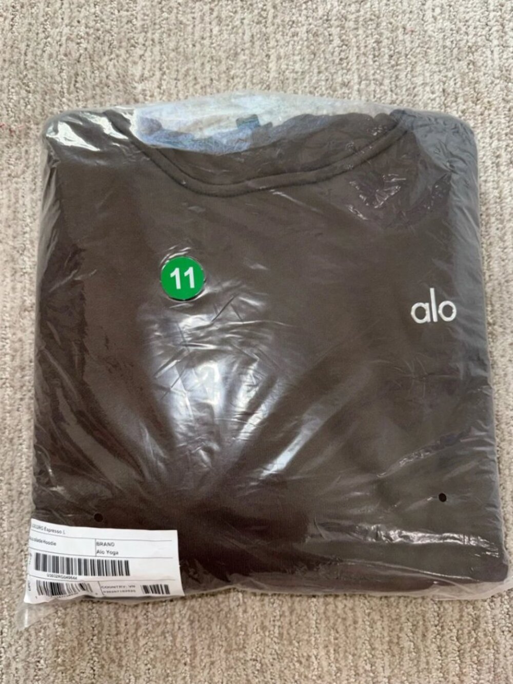 ALO Accolade Hoodie - Espresso Brown - Unisex Multiple Sizes NWT - Picture 4 of 8